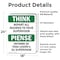 Signmission Safety Culture Sign, 18 in Width, Vinyl Decal, Rectangle OS-2PACK-TS-D-1824-L-11857 - alternate 2